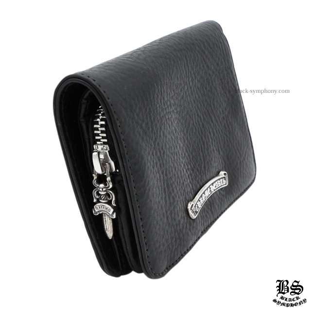 クロムハーツジョーイウォレットブラックヘビーレザー|クロムハーツ