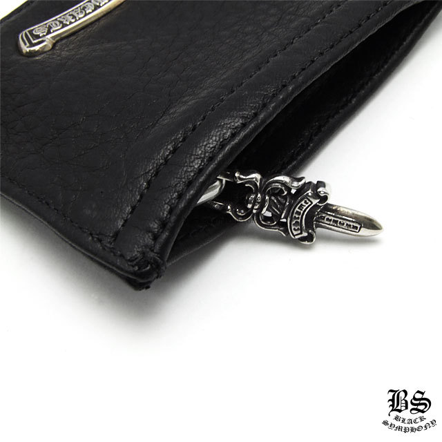 クロムハーツコインパース3×4ブラックヘビーレザー|クロムハーツ通販