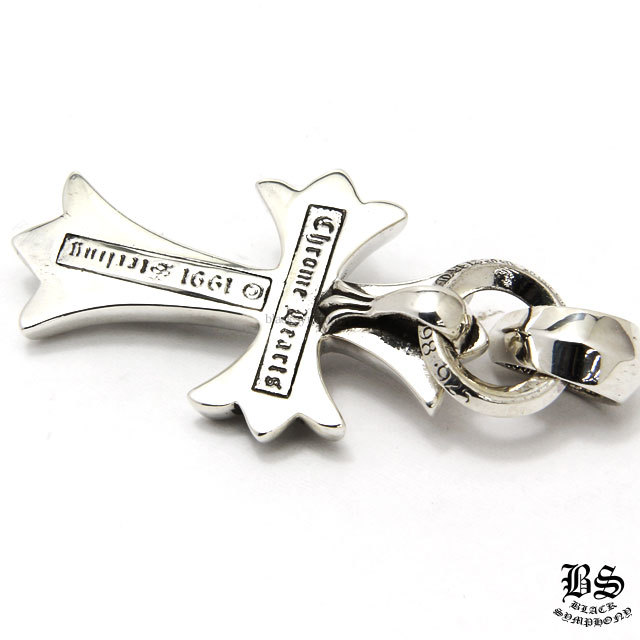 クロムハーツCHクロスペンダントスモールwithベイル(ネックレス