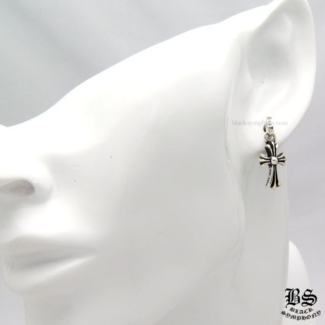 クロムハーツCHクロスベビーファットドロップイヤリング（ピアス