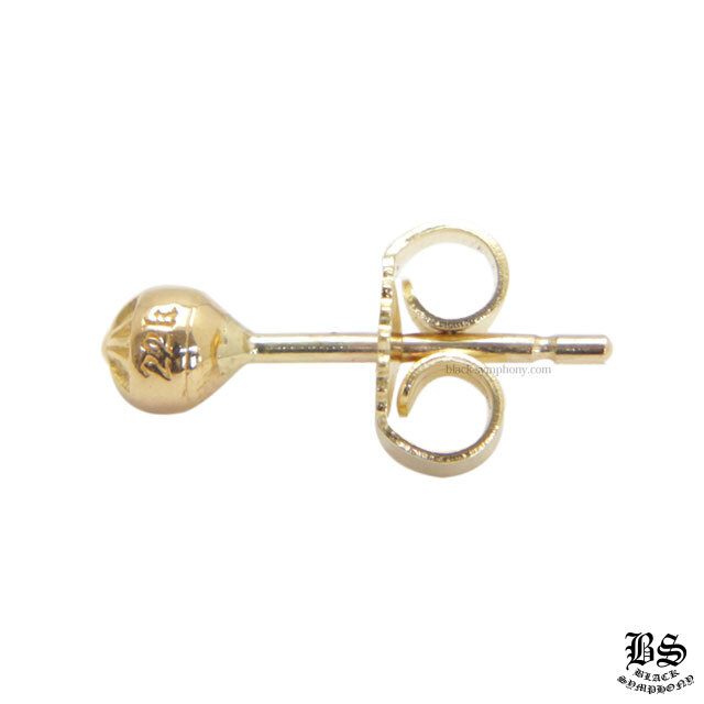 クロムハーツクロスボールミニスタッドピアス22K|クロムハーツ通販専門
