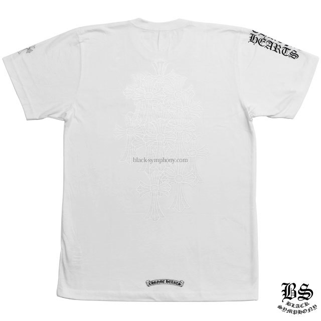 クロムハーツTシャツセメタリークロスホワイト|クロムハーツ通販専門店