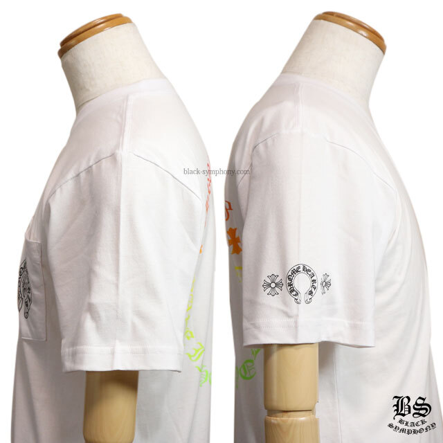 クロムハーツTシャツサークルロゴマルチカラーホワイト|クロムハーツ