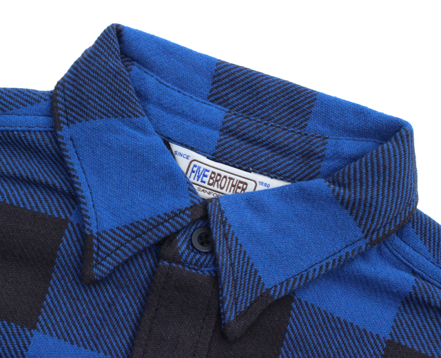 FIVE BROTHER ファイブブラザー ヘビーネルシャツ バッファロー