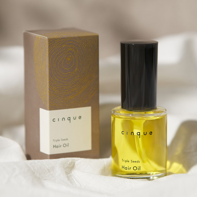 cinque サンク オーガニック トリートメントヘアオイル トリプルシード