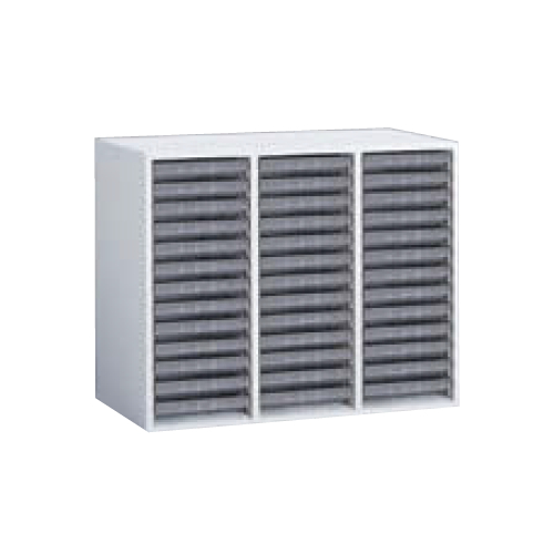 オカムラ レクトライン収納(Rectline) クリスタルケース A4コンビ深型3