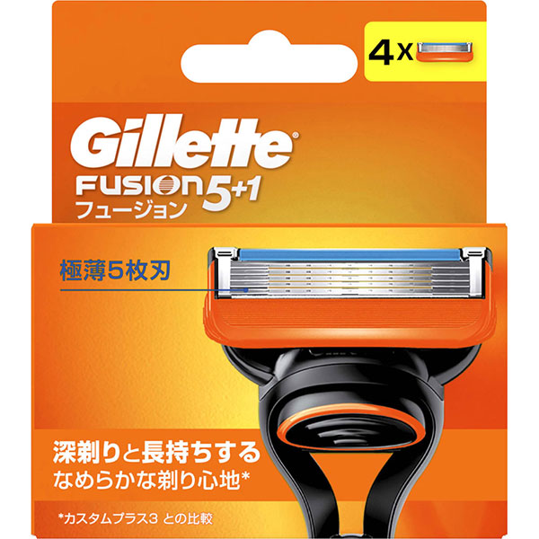 ジレット フュージョン マニュアル 替刃(4個)