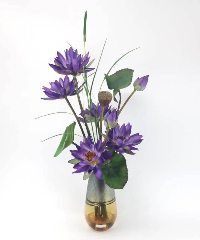 ロータス4L24-pu アートフラワー アーティフィシャルフラワー ギフト