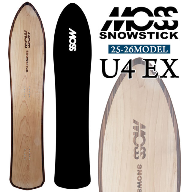 25-26 MOSS SNOWSTICK パウダーボード U4 EX モス スノースティック