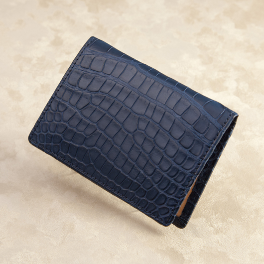 クロコダイルパスケース[L0807] クロコダイルレザーショップ ガウディ