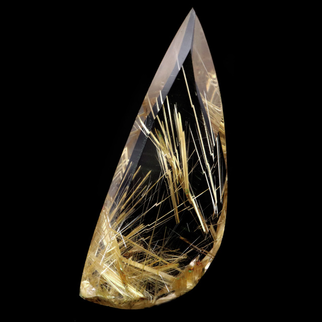 ゴールド ルチルクォーツ ルース 裸石 18.9g AAAAAA 金針 水晶