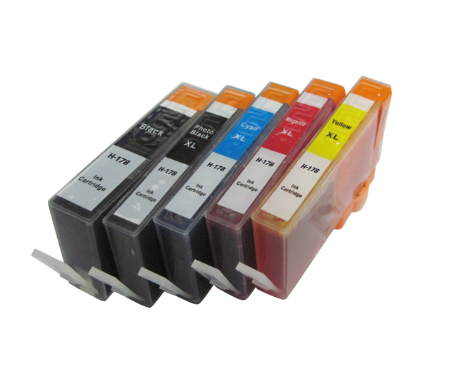 hp(ヒューレット・パッカード)互換インクカートリッジ HP178XL 5色