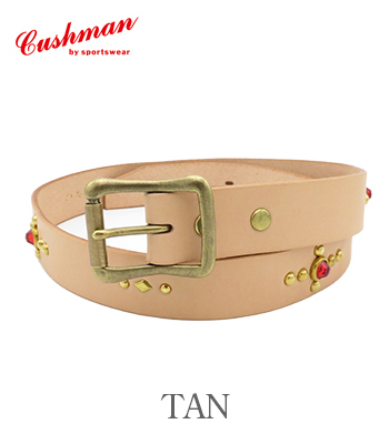 クッシュマン30mm シングルピン スタッズベルトsize36（91cm