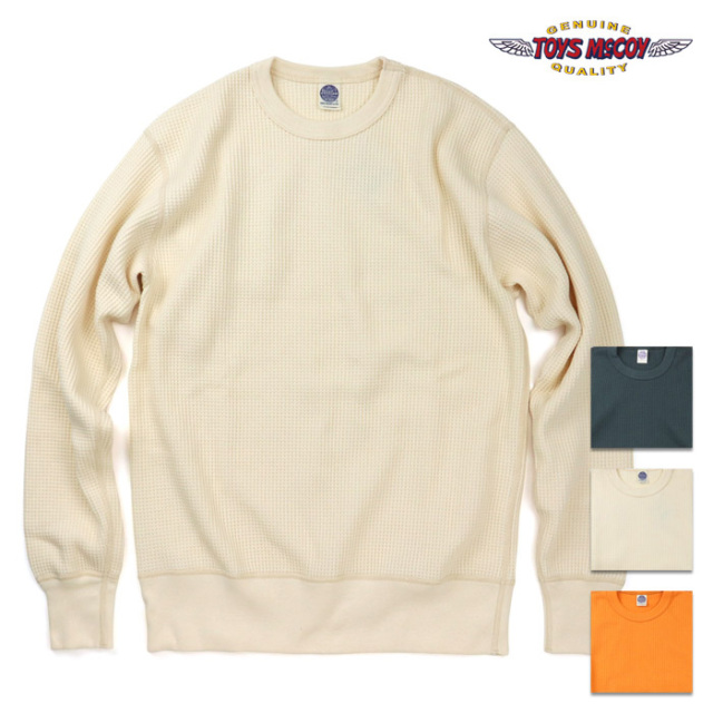TOYS McCOY トイズマッコイ TMC2371 ビッグワッフル クルーネックシャツ