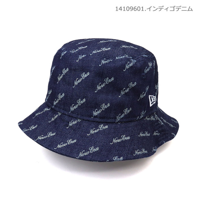 ニューエラ ハット バケット01 Denim Monogram デニムモノグラム