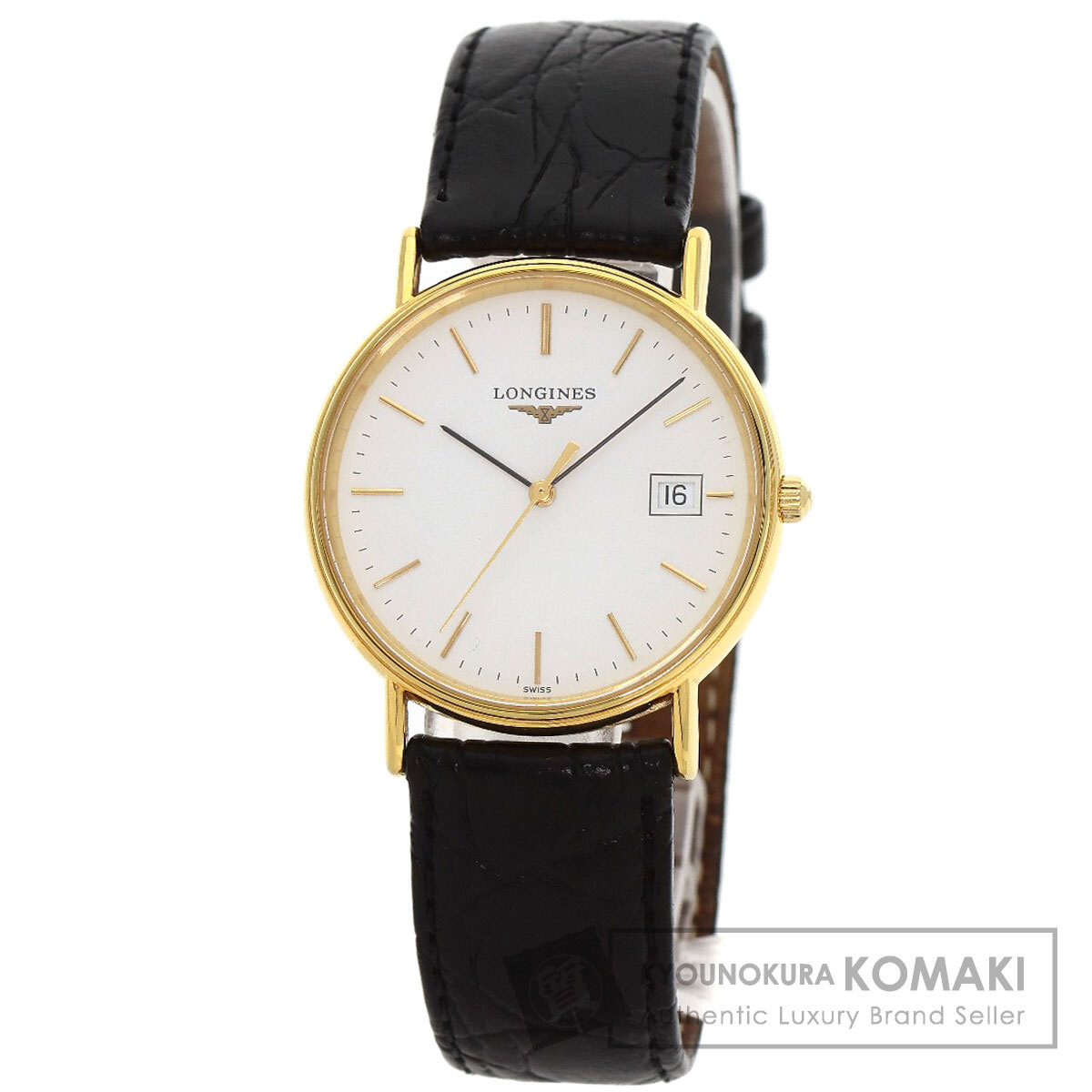 LONGINES ロンジン L4.720.2 グランドクラシック 腕時計 GP/革 メンズ