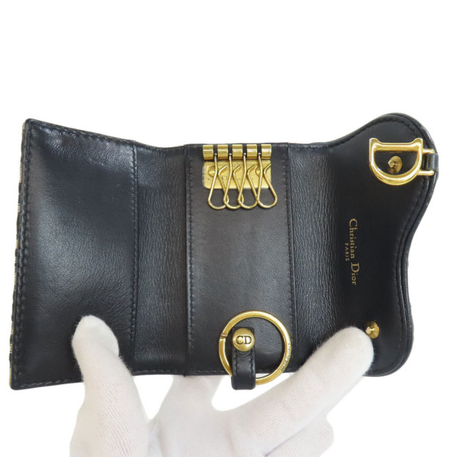 CHRISTIAN DIOR クリスチャンディオール サドル トロッター柄 キー