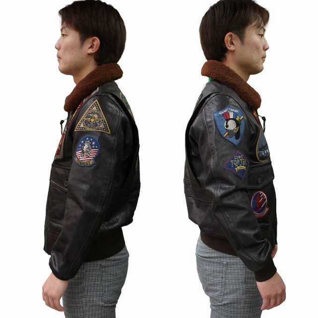 AVIREX TOPGUN仕様 G1 フライトジャケット 本革 メンズ ミリタリー