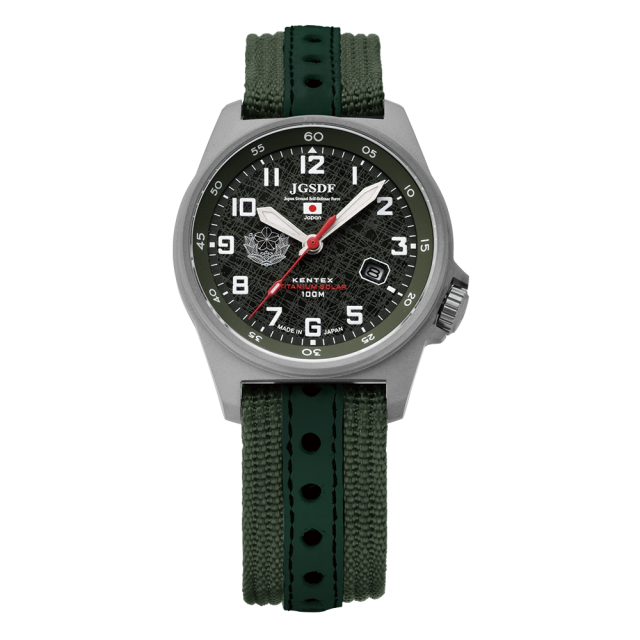 JSDFチタンソーラー 陸自モデル ナイロンベルト仕様