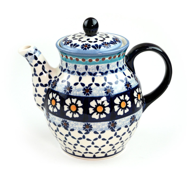 ティーポット＆コーヒーポット−ポーリッシュポタリー(ポーランド食器)