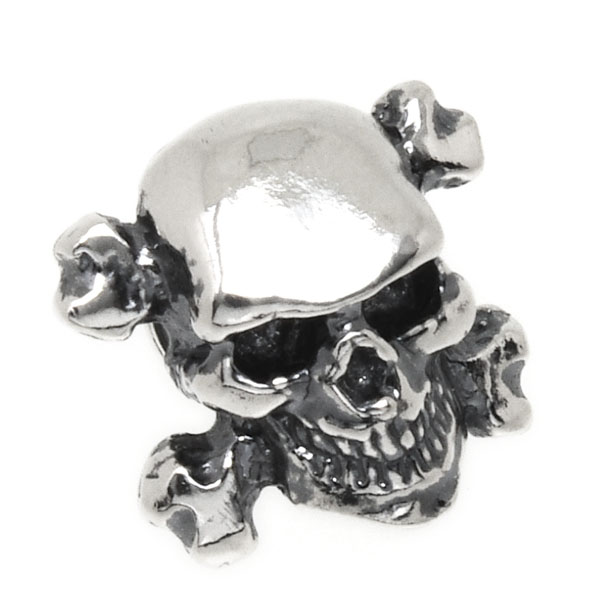 クレイジーピッグ CRAZY PIG DESIGNS スカル＆クロスボーンスタッド