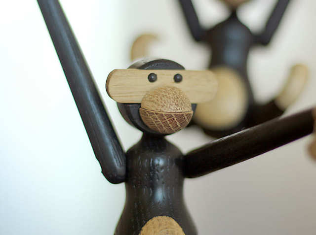 KAY BOJESEN DENMARK Monkey（モンキー）ブラック ミニサイズ｜北欧