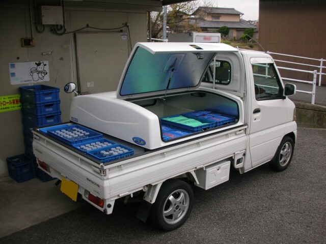 送料無料】【トラボ！本体】軽トラック荷台専用FRP製ボックス（保冷