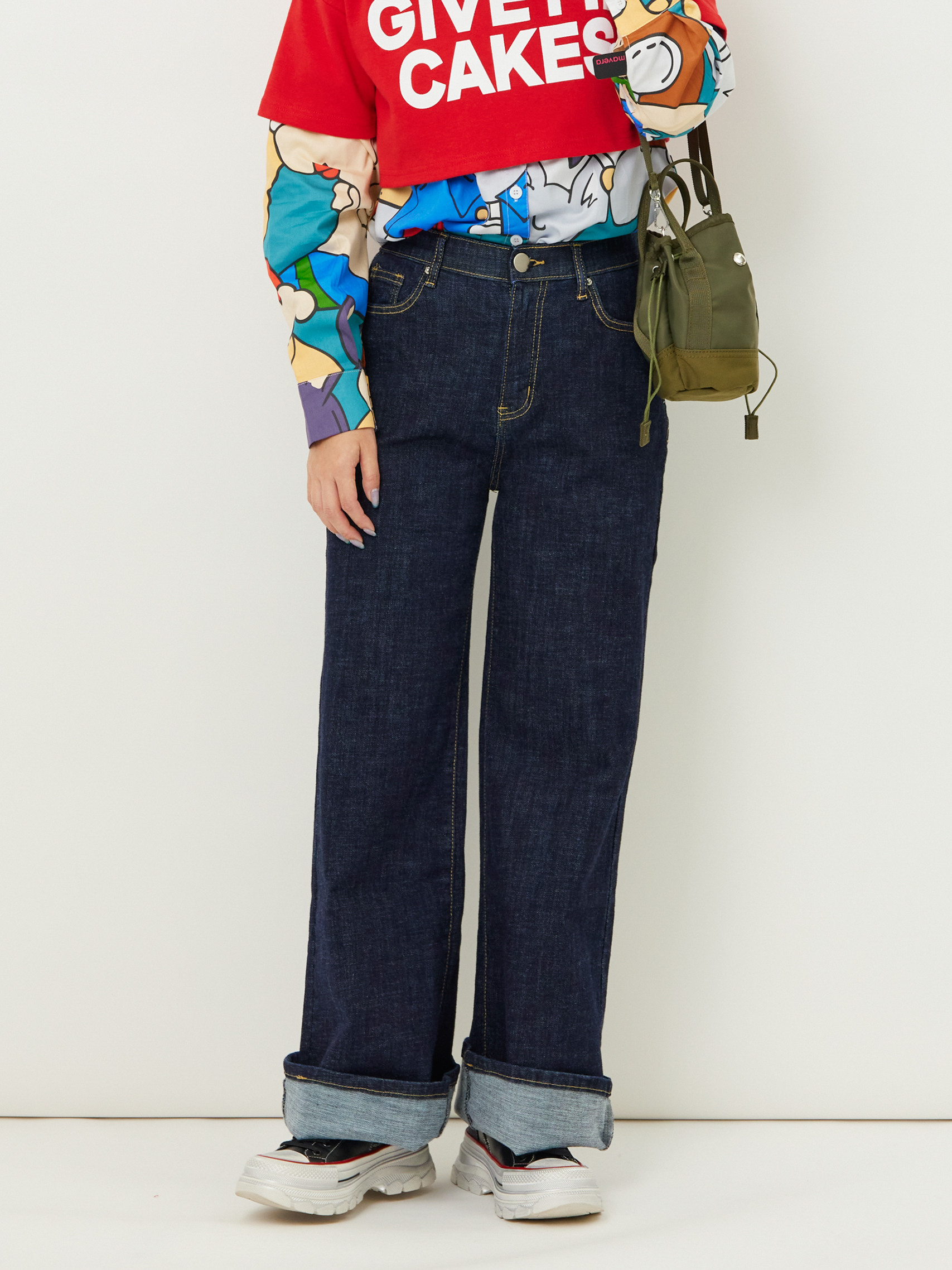 ワイドストレートインディゴデニム la primavera online store