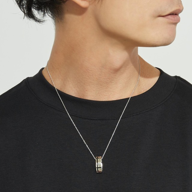 ネックレス メンズ シルバー925 sv925 銀 マリン クロス p3119-b