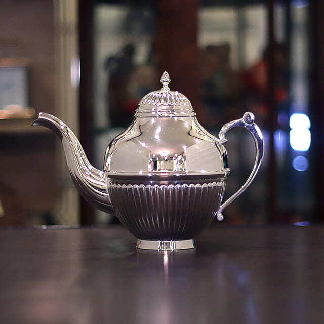 中古】Christofle(クリストフル) 家庭用4点ティーセット ch-125