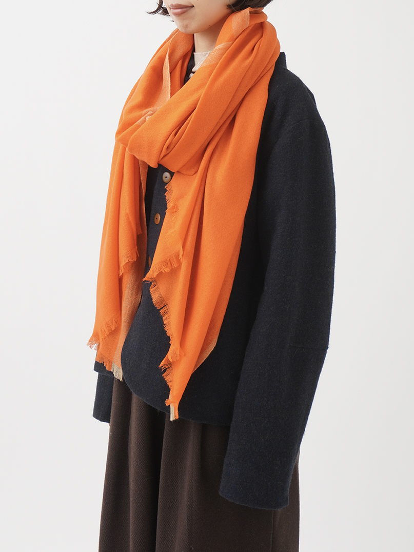 カシミヤ ガーゼストール