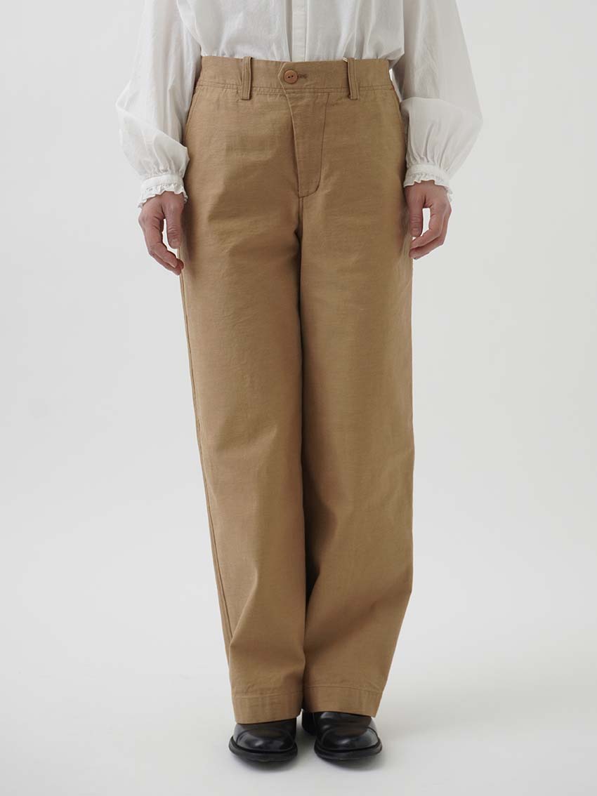 ラフィバックチノストレートパンツ