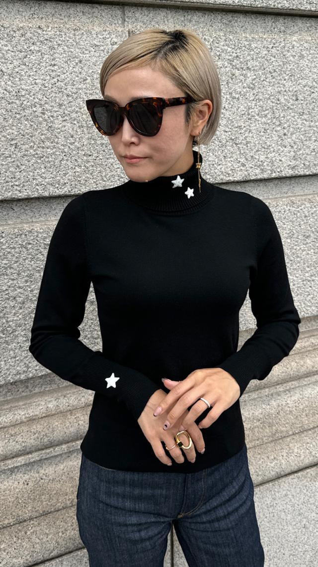 星刺繍タートルニット｜JENNE(ジェンヌ)公式通販：パリジェンヌのよう