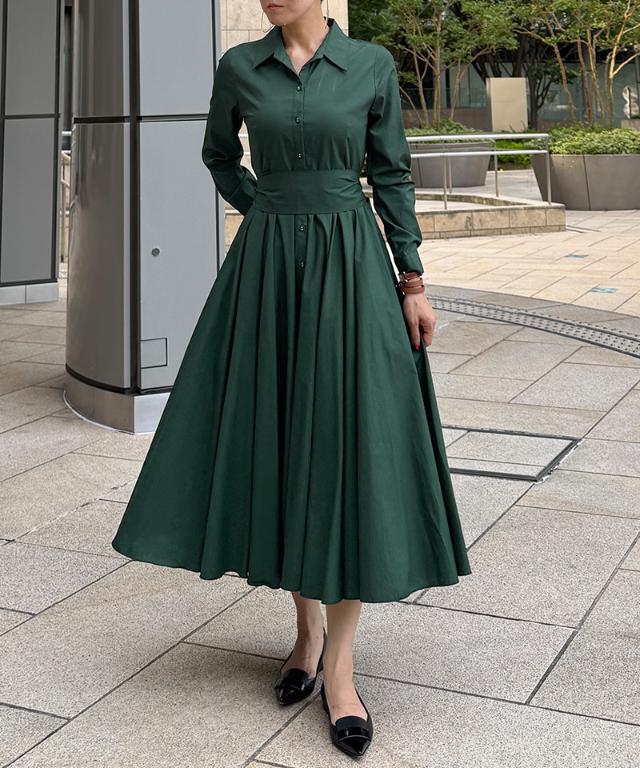 オードリールックエアリーワンピース・長袖｜JENNE(ジェンヌ)公式通販