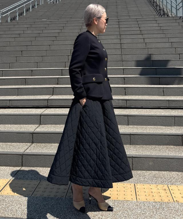 機能中綿キルティングスカート｜JENNE(ジェンヌ)公式通販：パリ