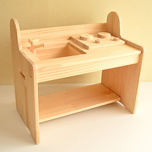 キッチンテーブル 木遊舎 日本製 おままごと｜木のおもちゃ ポプリの森