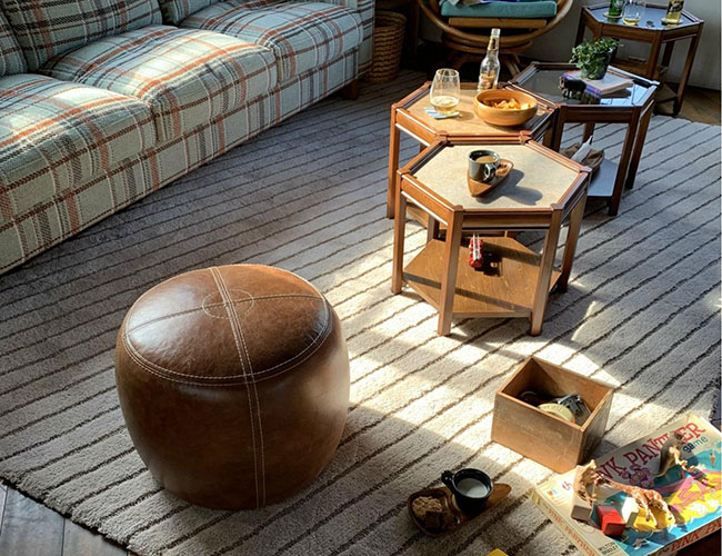 ACME FURNITURE アクメファニチャー OAKS LEATHER STOOL オークス