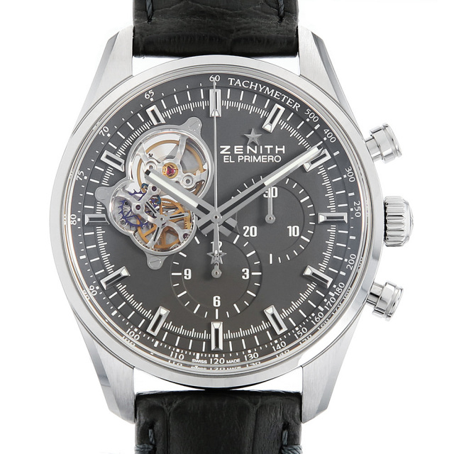 03.20423.4061/91.C833 グレー ZENITH（ゼニス）クロノマスター