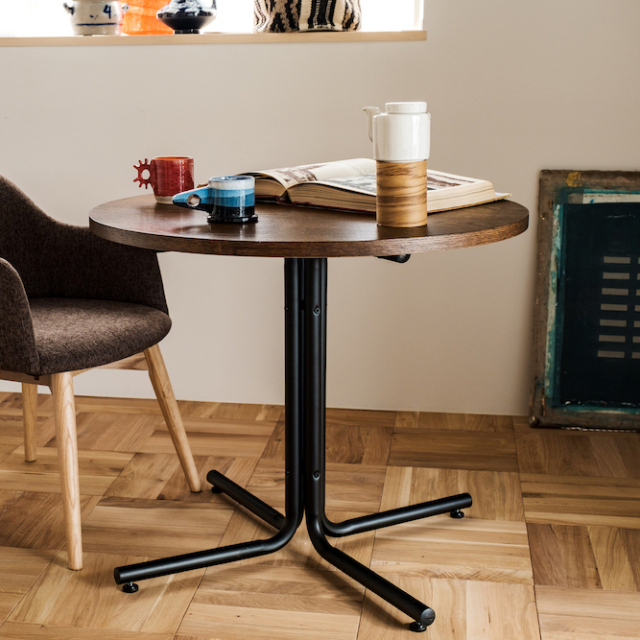 ダリオ カフェテーブル（ブラウン）