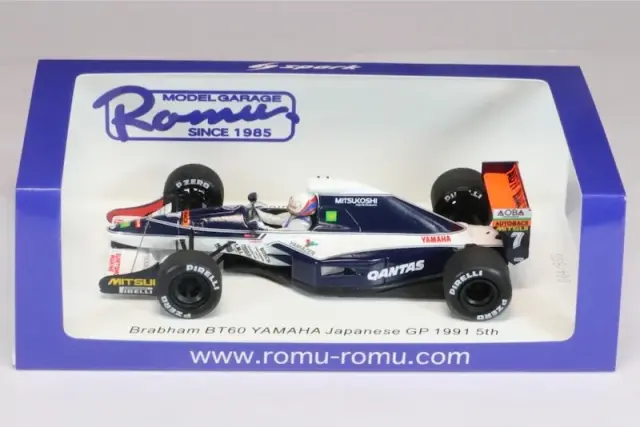 スパーク 1/43 ブラバム BT60Y ベルギーGP 1991 M.ブランデル S7441