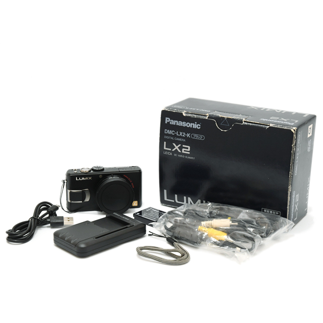 中古】パナソニック コンパクトデジカメ DMC-LX2【A】