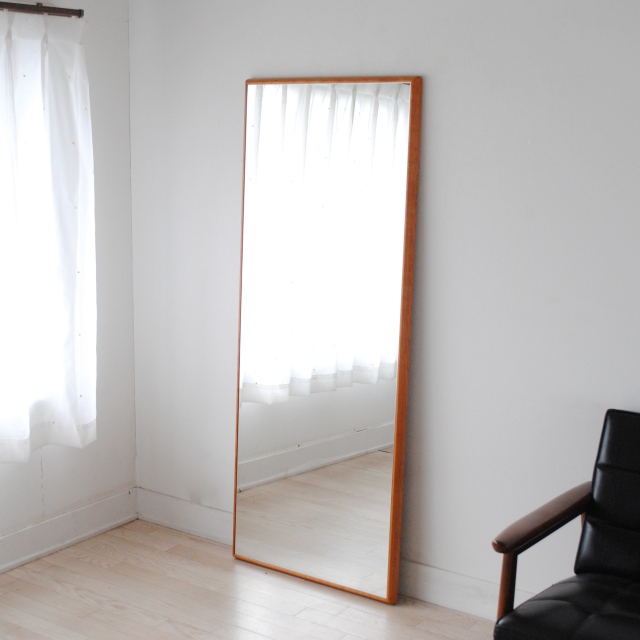 ステラ アメリカンチェリー ウォールミラー W62×155 壁掛け 全身 鏡