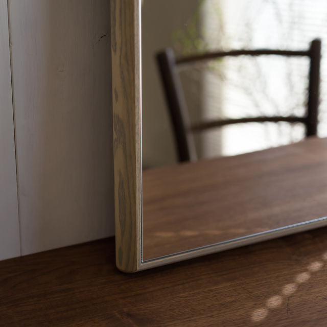 ステラ ウォールミラー ホワイトアッシュ W64×88 壁掛け 全身 鏡