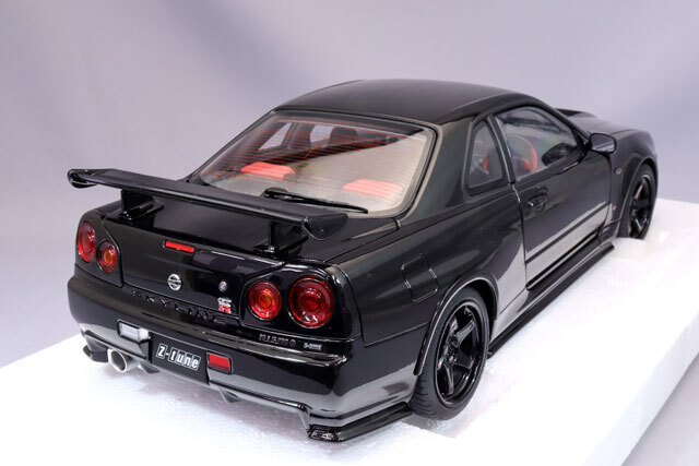 オートアート コンポジット 1/18 ニスモ R34 GT-R Z-tune ブラックパール