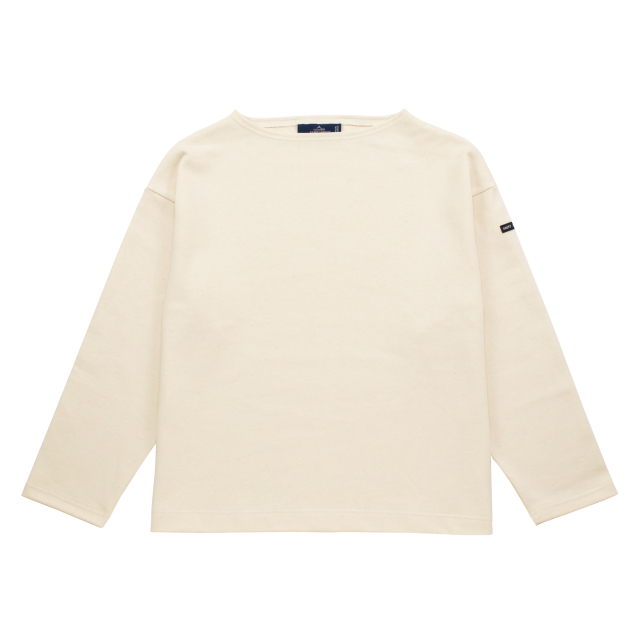 長袖ドロップショルダー［生成り］：セントジェームス