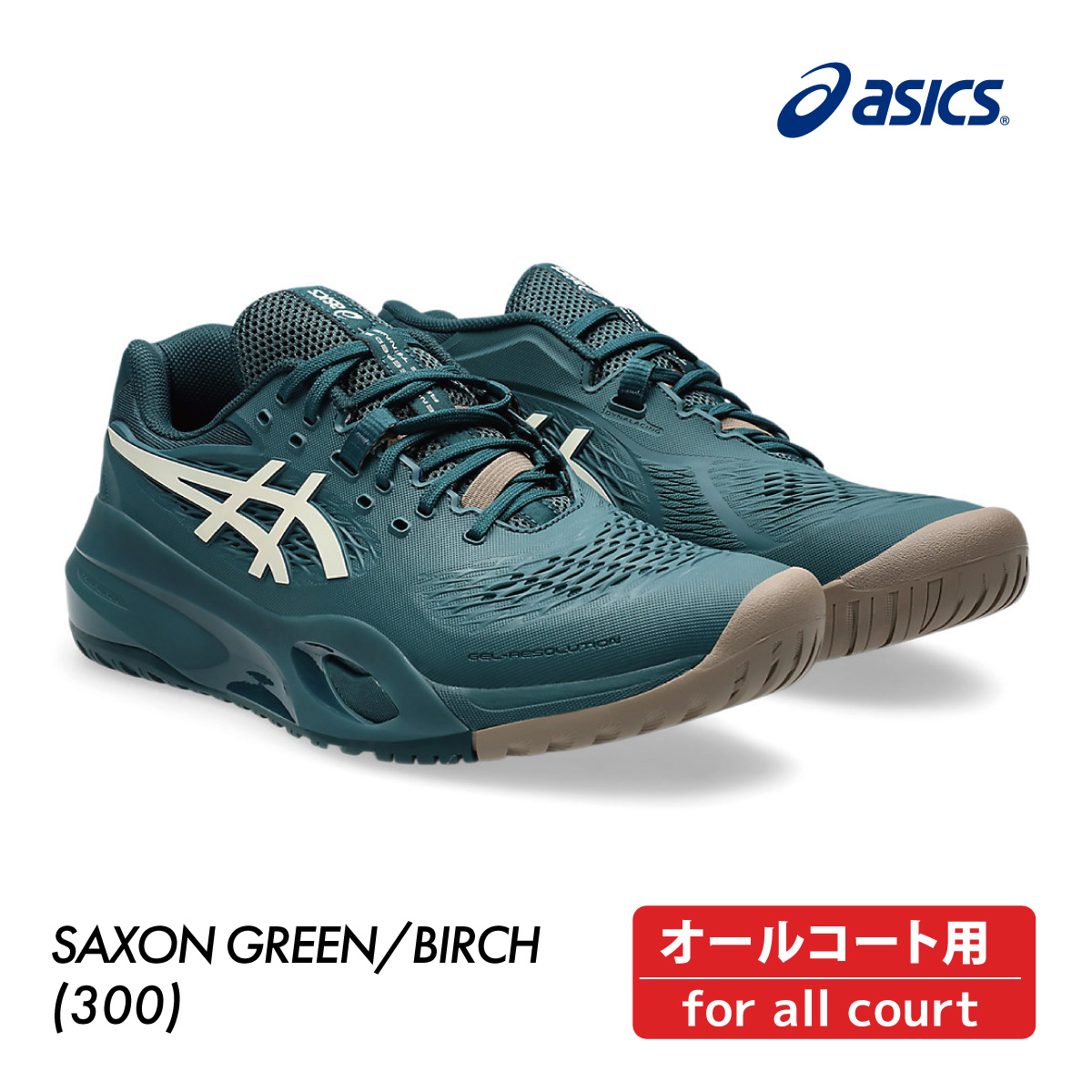 ASICS ゲルレゾリューション テン オールコート 1041A481-300 2025SS