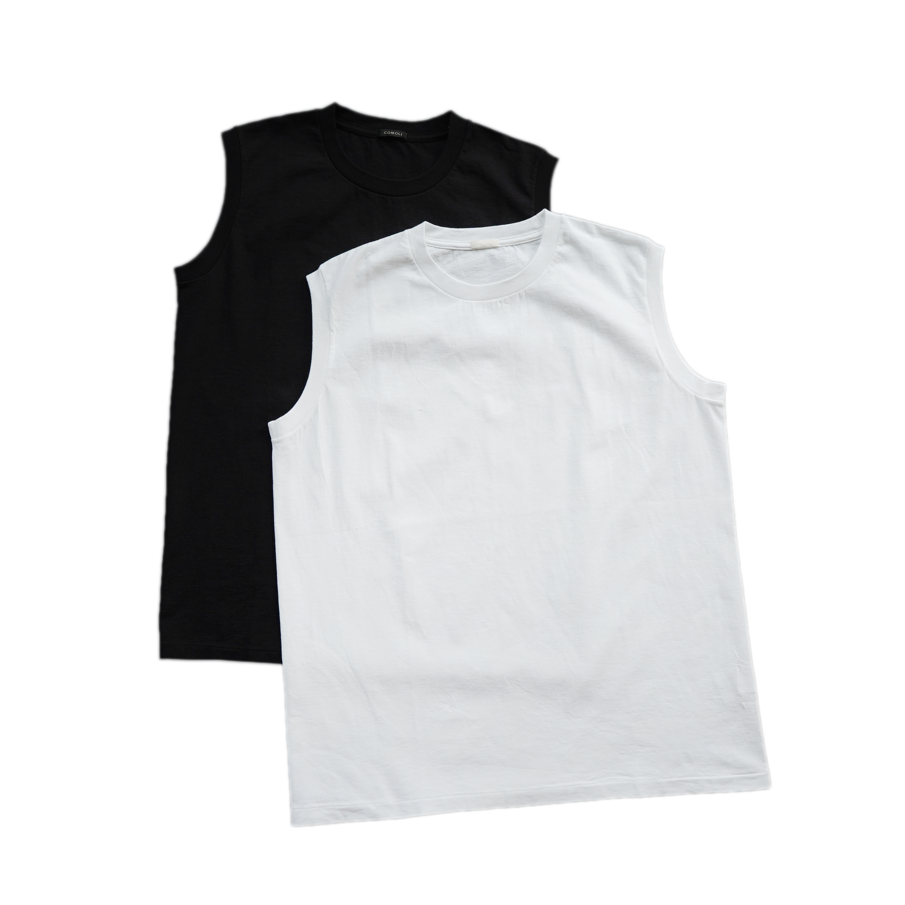 COMOLI コットンジャージ ノースリーブ