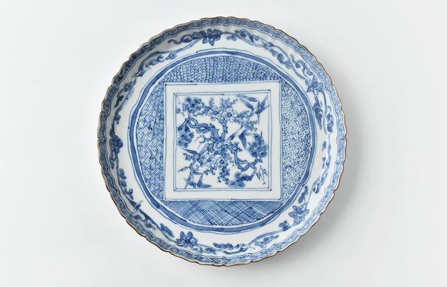 稲村真耶 花文リム8寸皿 ｜ 暮らしのうつわ花田 和食器 通販