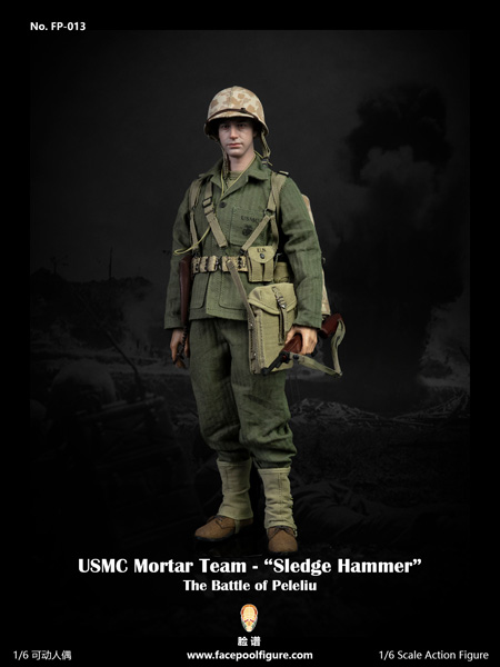 Facepoolfigure】FP013A 1/6 USMC Mortar Team - “Sledge Hammer” WW2