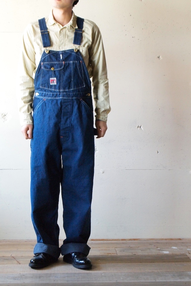 TCB jeans] Wrecking Crew Pants / デニムオーバーオール【UNCLE JOHN